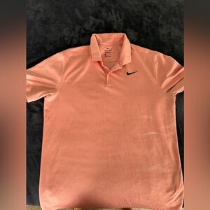 Nike Men's Peach Polo Shirt